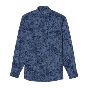 Robert Talbott Mens  Morgan Floral Print Brushed Shirt